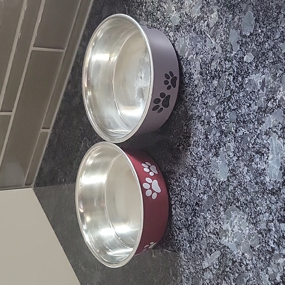 Set of 2 dog bowls - Picture 1 of 3